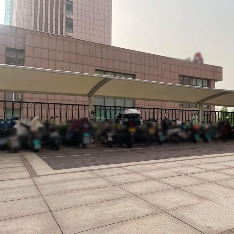 六安膜结构电动车棚