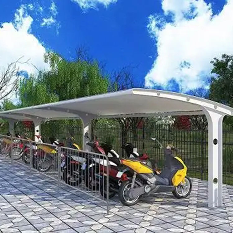 六安膜结构电动车棚